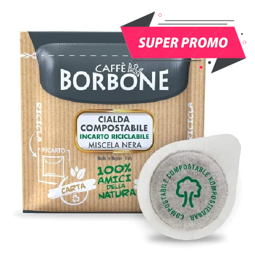 1000 Cialde ESE Caffè Borbone miscela NERA.