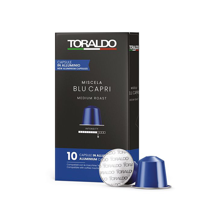 Caffè Toraldo capsule Nespresso Miscela Blu Capri (10 capsule alluminio)