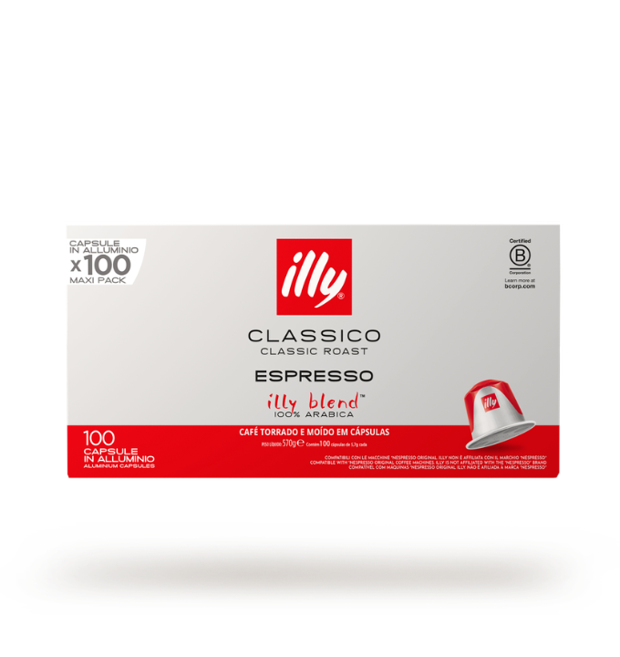 Illy Capsule in alluminio compatibili Nespresso – Classico