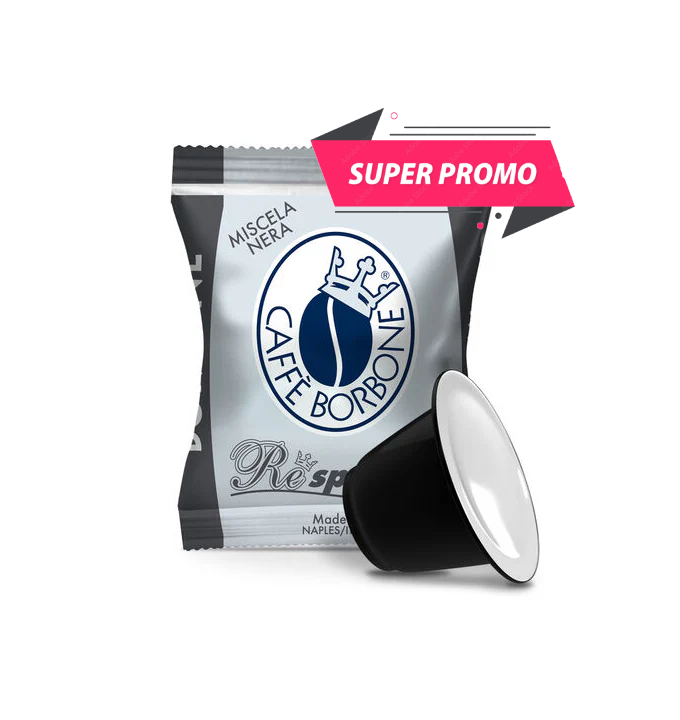 1000 Capsule Borbone Compatibili con macchine ad uso domestico Nespresso®* Miscela NERA