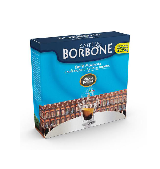 Caffè Macinato Miscela Decisa 500 G Di Caffè Borbone