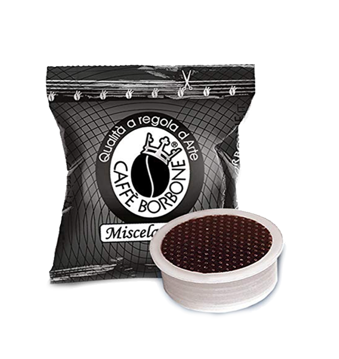 100 Capsule Borbone Miscela NERA compatibili Lavazza®* Espresso Point®*