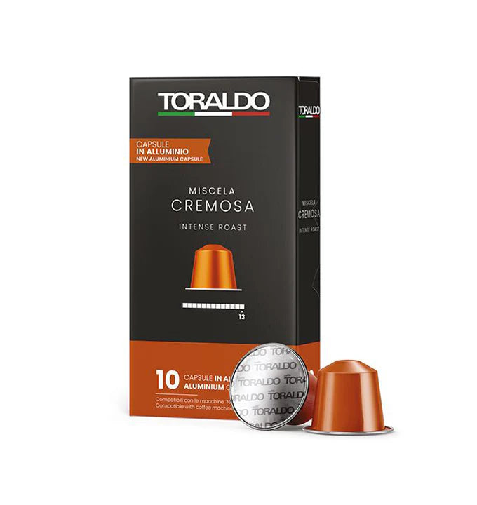 Caffè Toraldo Nespresso Capsule Miscela Cremosa(100 Capsule Alluminio)