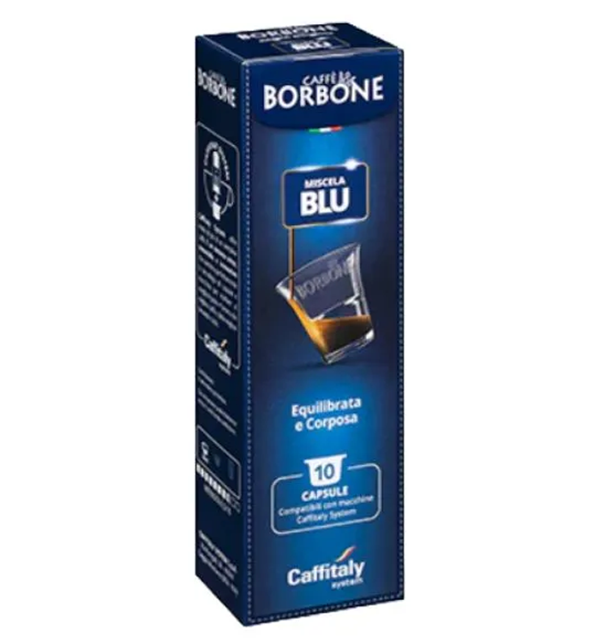 10 Capsule Caffitaly®* - Miscela BLU Caffè Borbone