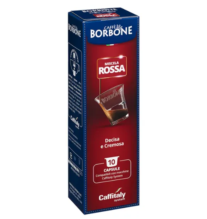 10 Capsule Caffitaly®* - Miscela ROSSA Caffè Borbone