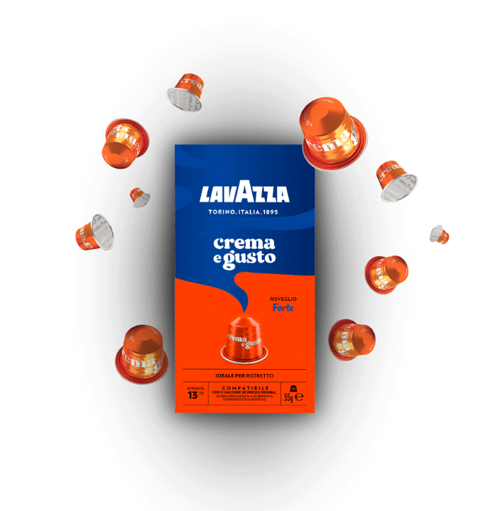 Lavazza Capsule Compatibili Nespresso Alluminio – Miscela Qualità Forte