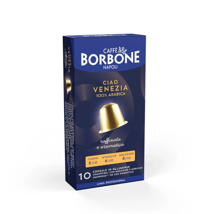 Borbone Capsule Compatibili Nespresso Alluminio – Miscela Ciao Venezia