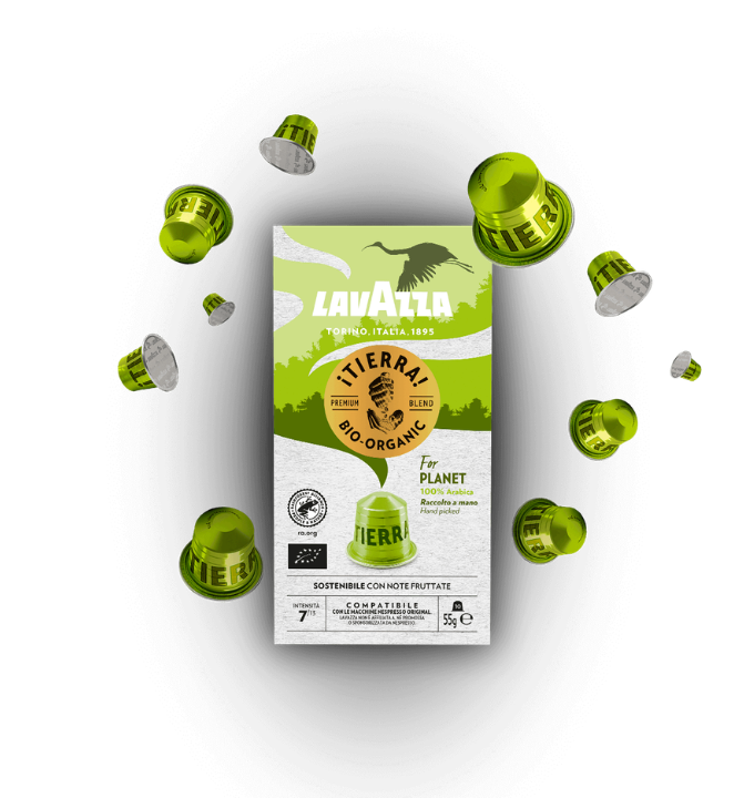 Lavazza Capsule Compatibili Nespresso Alluminio – Miscela Tierra For Planet