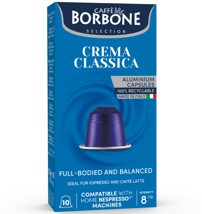 Borbone Capsule Compatibili Nespresso Alluminio – Miscela Crema Classica