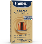 Borbone Capsule Compatibili Nespresso Alluminio – Miscela Crema Superiore