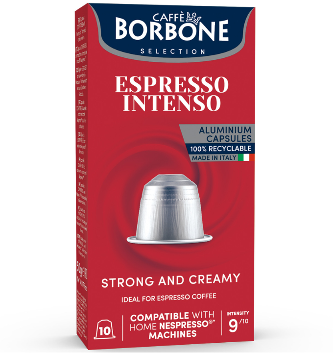 Borbone Capsule Compatibili Nespresso Alluminio – Miscela Espresso Intenso