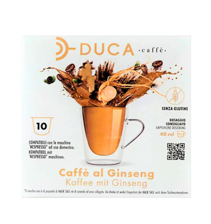 Duca Capsule Compatibile Nespresso – Ginseng Dolce