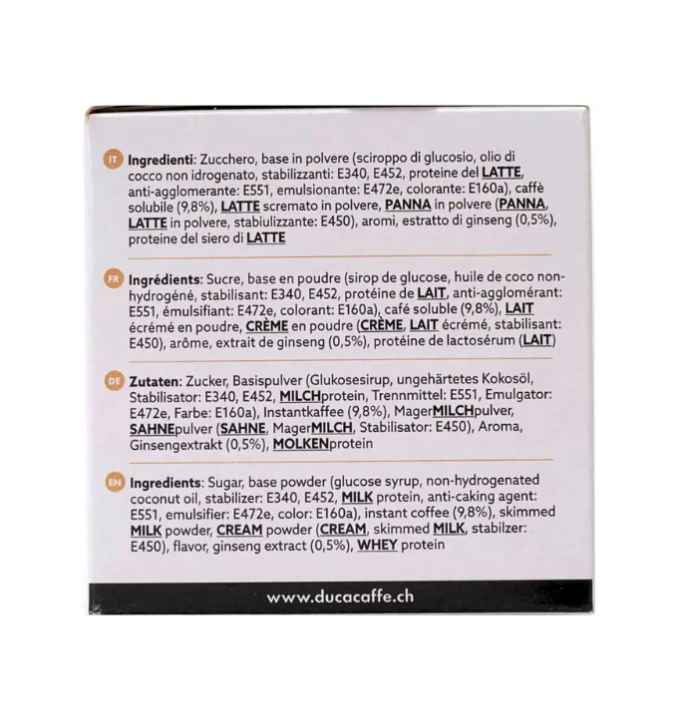 Duca Capsule Compatibile Nespresso – Ginseng Dolce