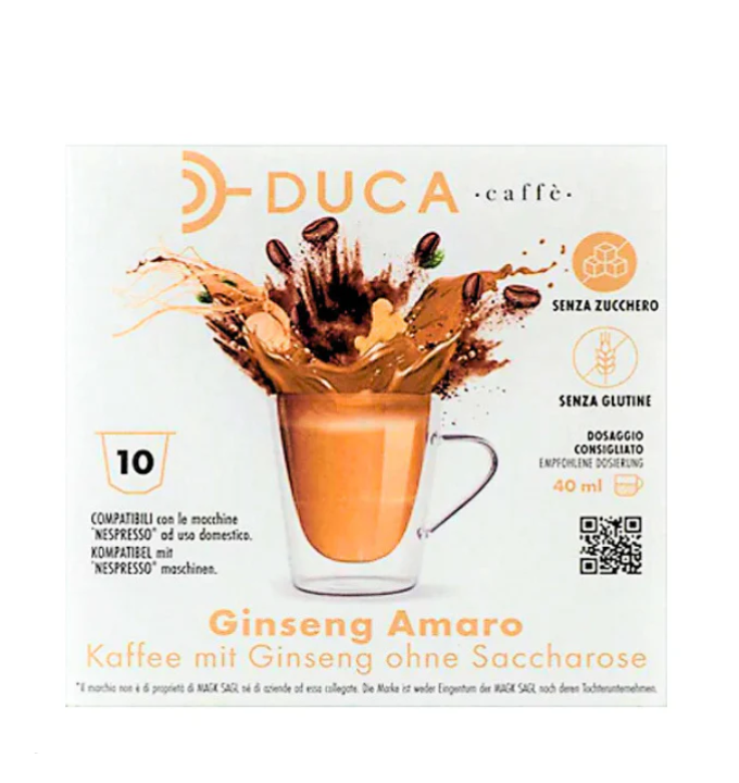 Duca Capsule Compatibili Nespresso – Ginseng Amaro