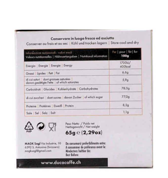 Duca Capsule Compatibili Nespresso – Biscottino