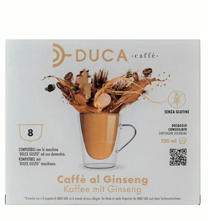 Duca Capsule Compatibili Nescafè Dolce Gusto – Ginseng Dolce