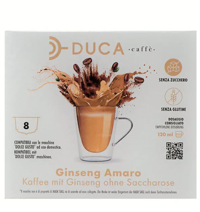 Duca Capsule Compatibili Nescafè Dolce Gusto – Ginseng Amaro