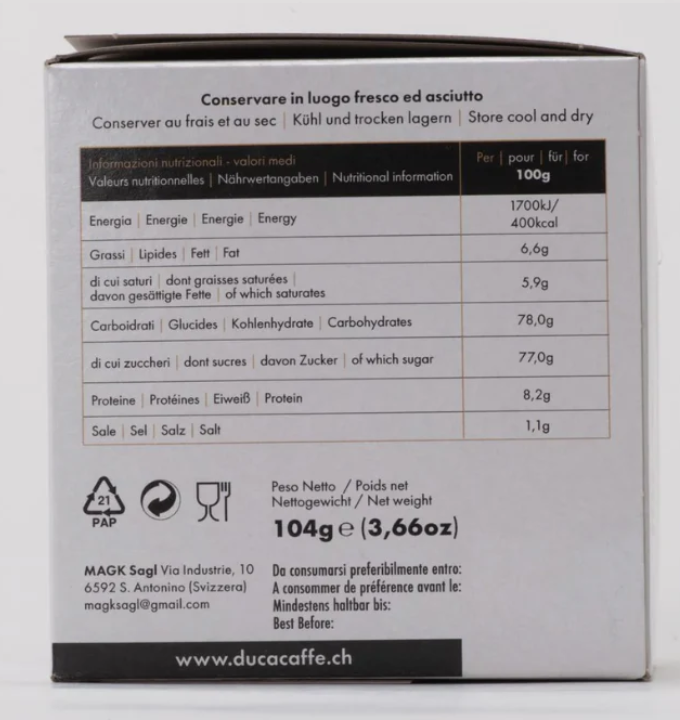 Duca Capsule Compatibili Nescafè Dolce Gusto – Biscottone
