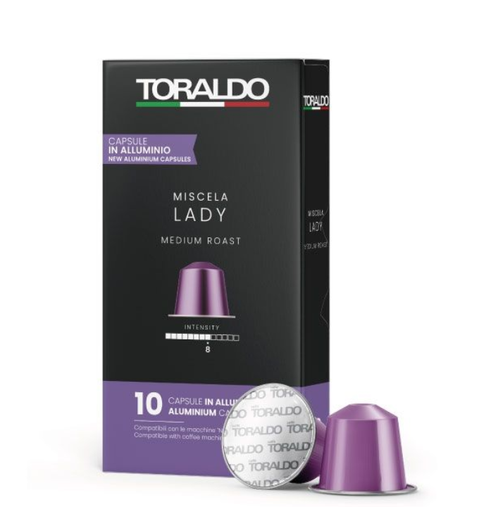 Toraldo Capsule in alluminio compatibili Nespresso – Lady