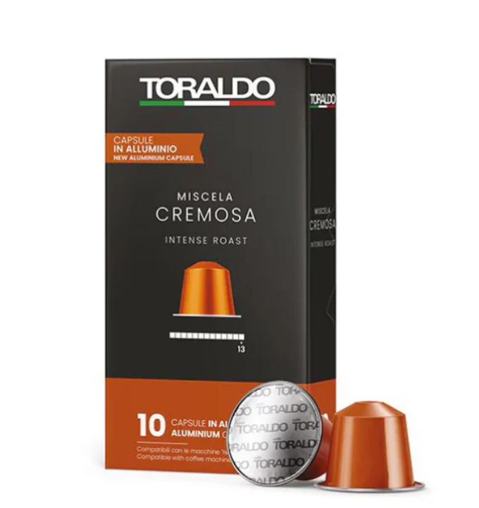 Toraldo Capsule in alluminio compatibili Nespresso – Cremosa