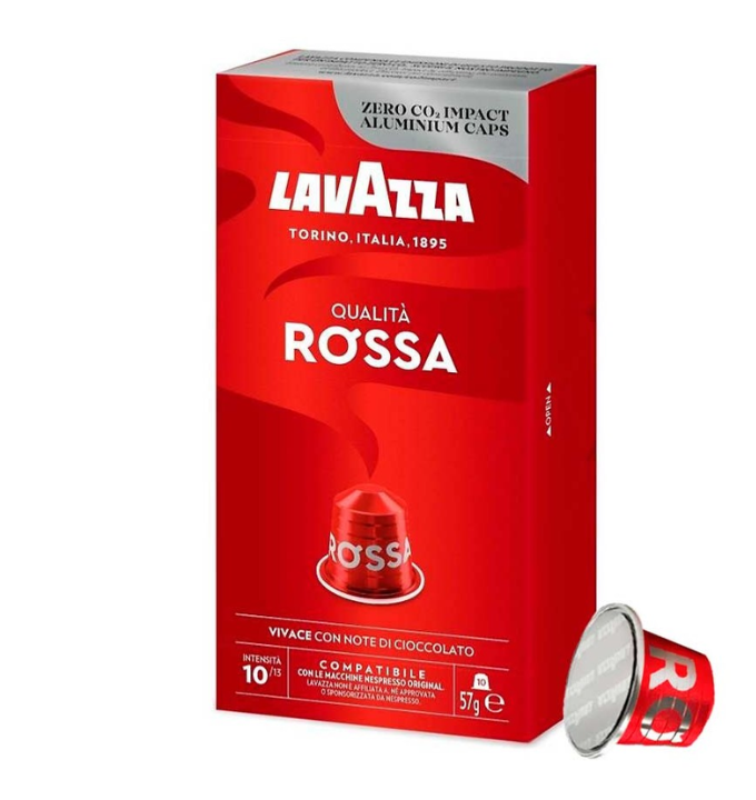 Lavazza Capsule Compatibili Nespresso Alluminio – Miscela Qualità Rossa