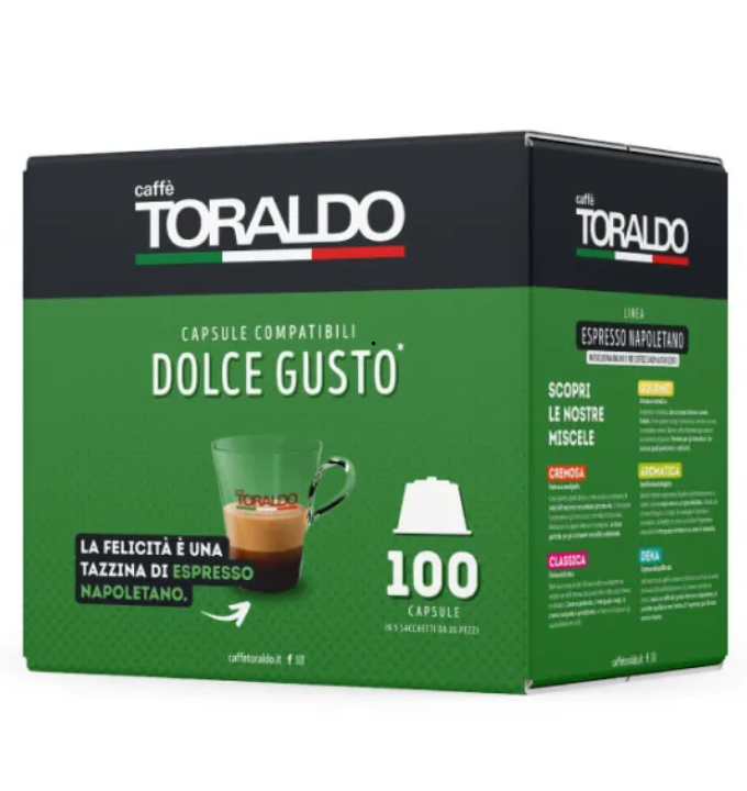 Capsule Toraldo Compatibili Dolce Gusto®* Miscela Cremosa – 20 Capsule