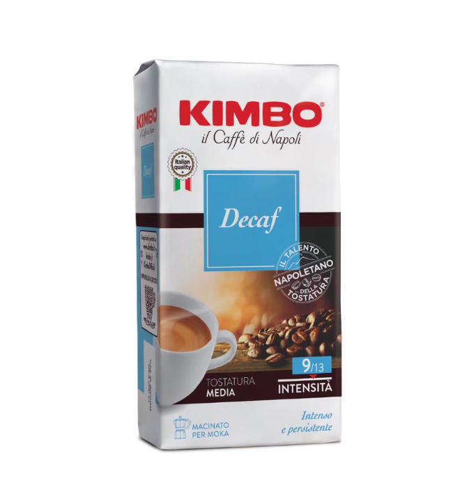 Macinato Kimbo - Espresso Decaf 250g