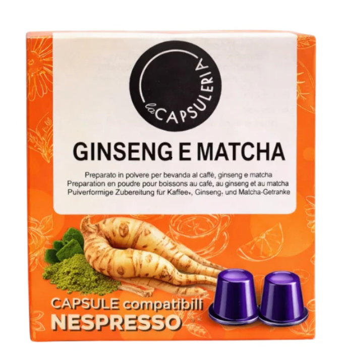 La Capsuleria – Capsule Compatibili Nespresso® Ginseng & Matcha – 10pz