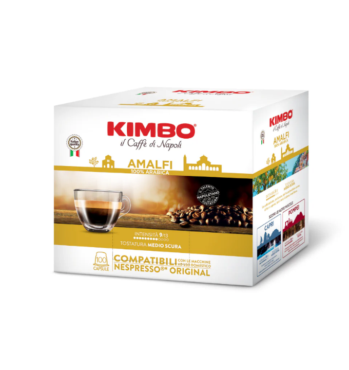 Kimbo Capsule Compatibili con Macchine Nespresso Original – Le Meraviglie del Gusto Amalfi