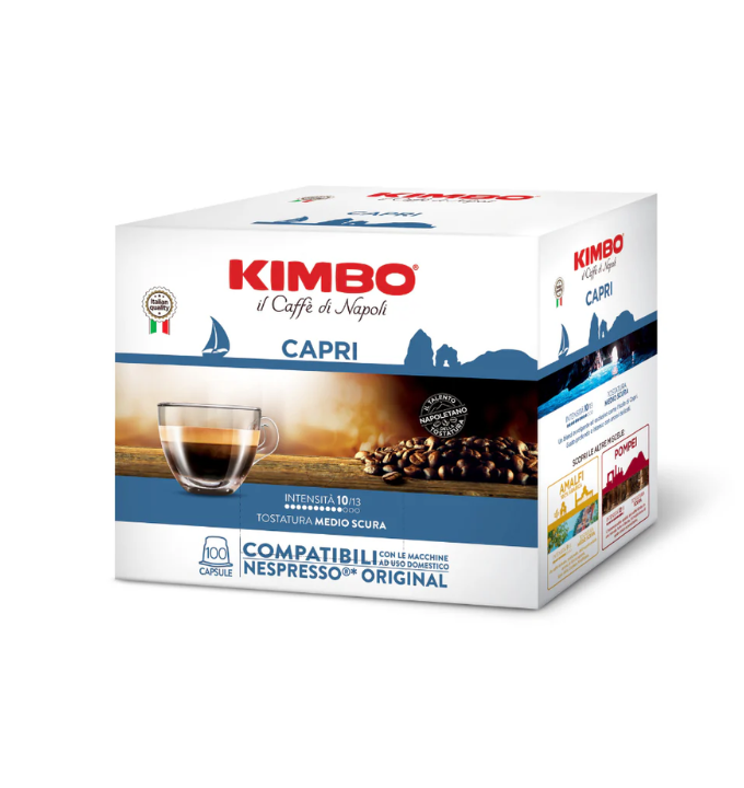 Kimbo Capsule Compatibili con Macchine Nespresso Original – Le Meraviglie del Gusto Capri