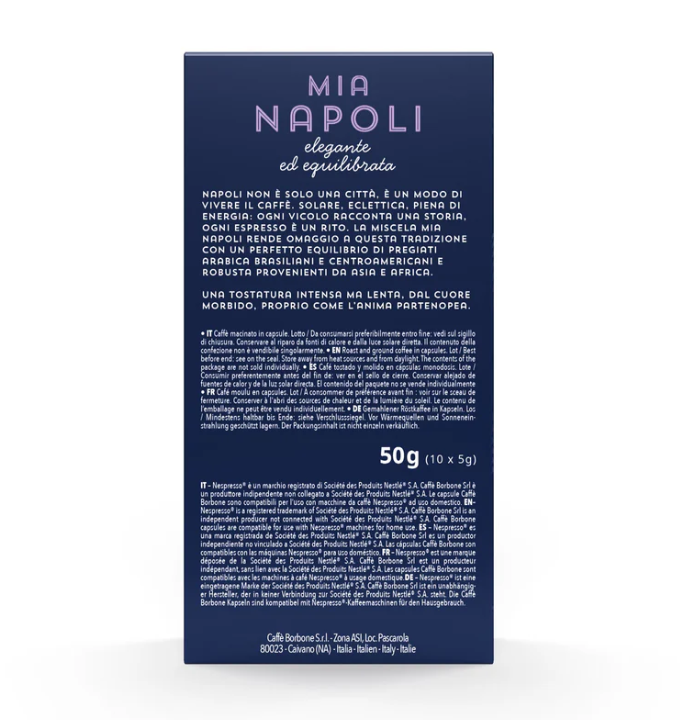 Borbone Capsule Compatibili Nespresso Alluminio – Miscela Mia Napoli