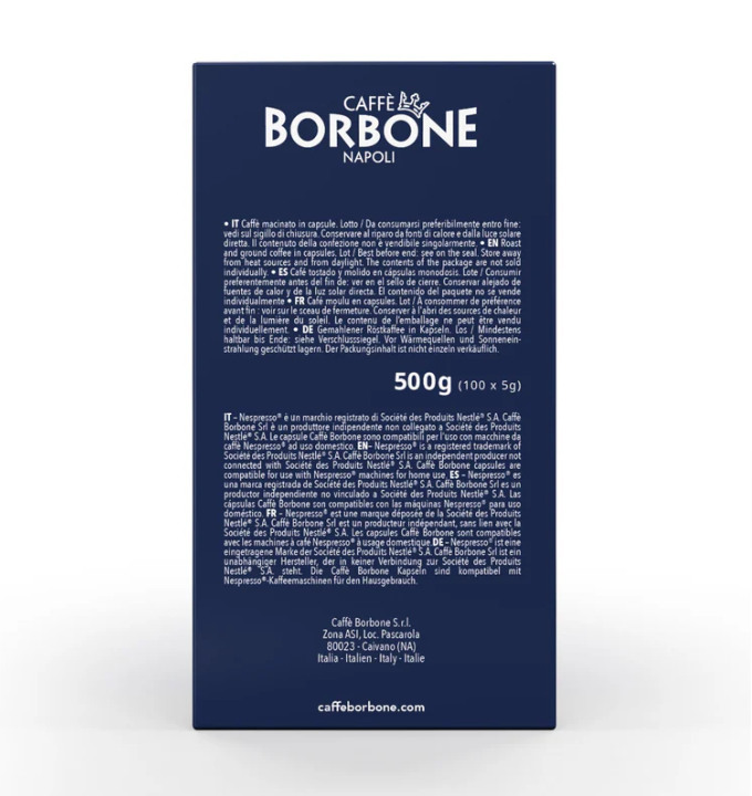 Borbone Capsule Compatibili Nespresso Alluminio – Miscela Magica Palermo