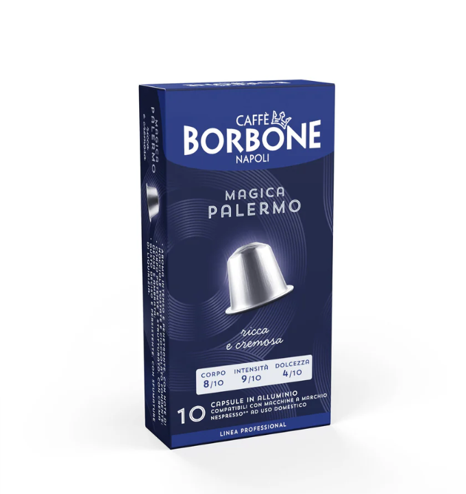 Borbone Capsule Compatibili Nespresso Alluminio – Miscela Magica Palermo