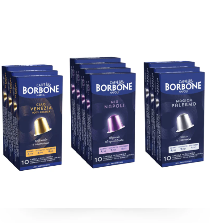 Borbone Capsule Compatibili Nespresso Alluminio – Kit degustazione