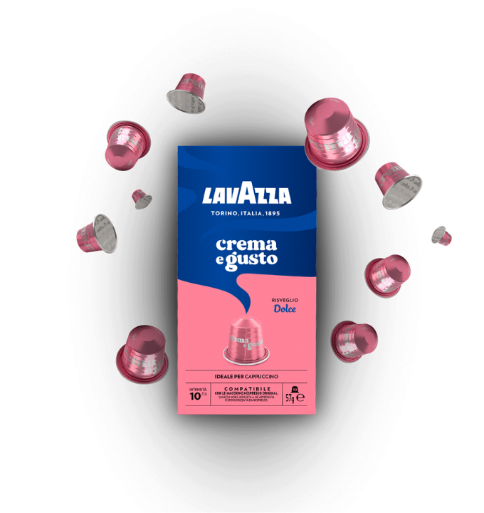 Lavazza Capsule Compatibili Nespresso Alluminio – Miscela Crema e Gusto Dolce