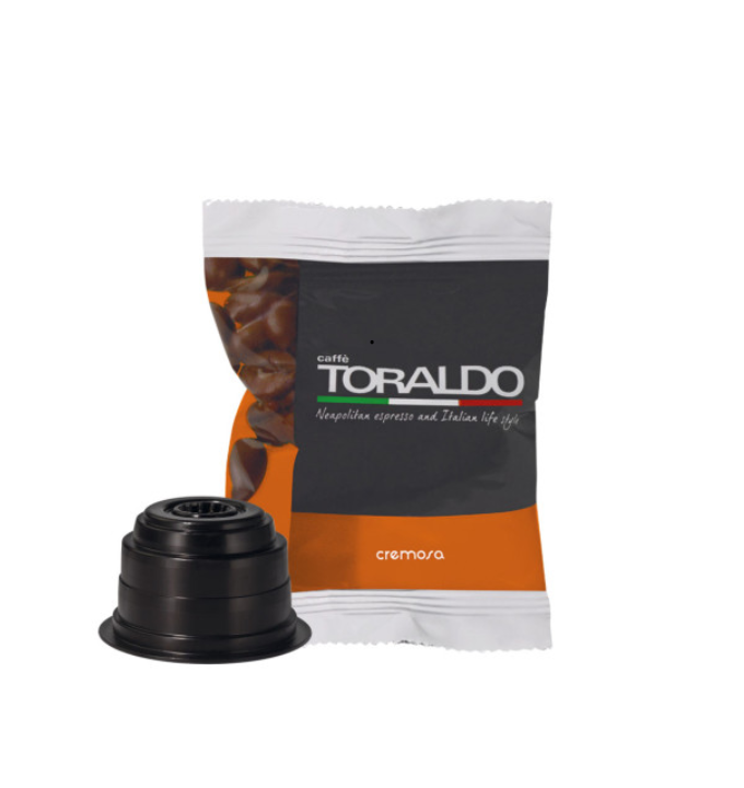 Capsule Toraldo Cremosa Compatibile Caffitaly® – 100 Capsule