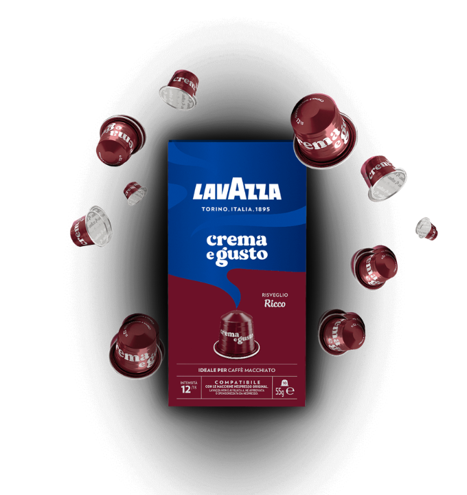 Lavazza Capsule Compatibili Nespresso Alluminio – Miscela Crema e Gusto Ricco