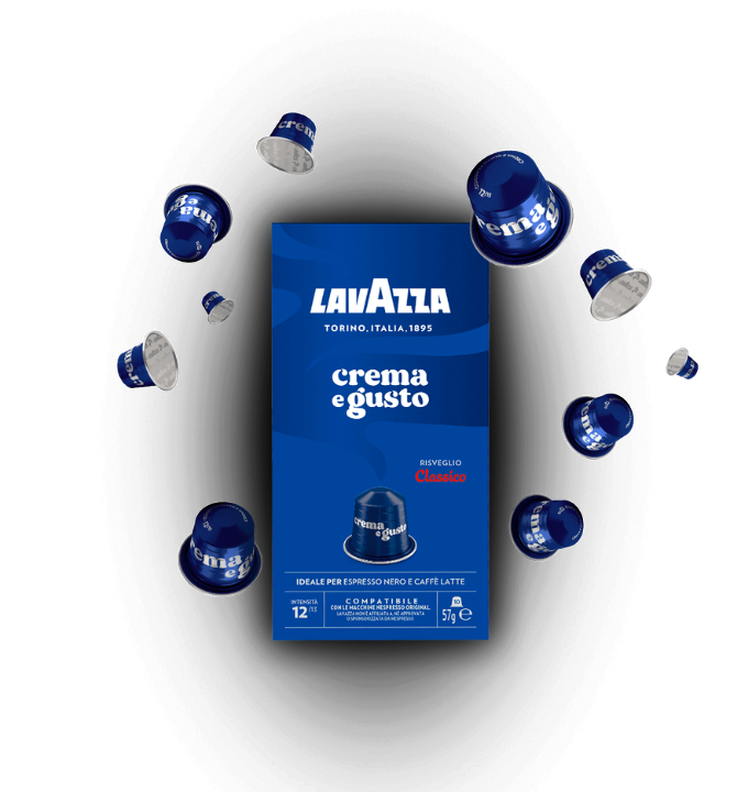 Lavazza Capsule Compatibili Nespresso Alluminio – Miscela Crema e Gusto Classico