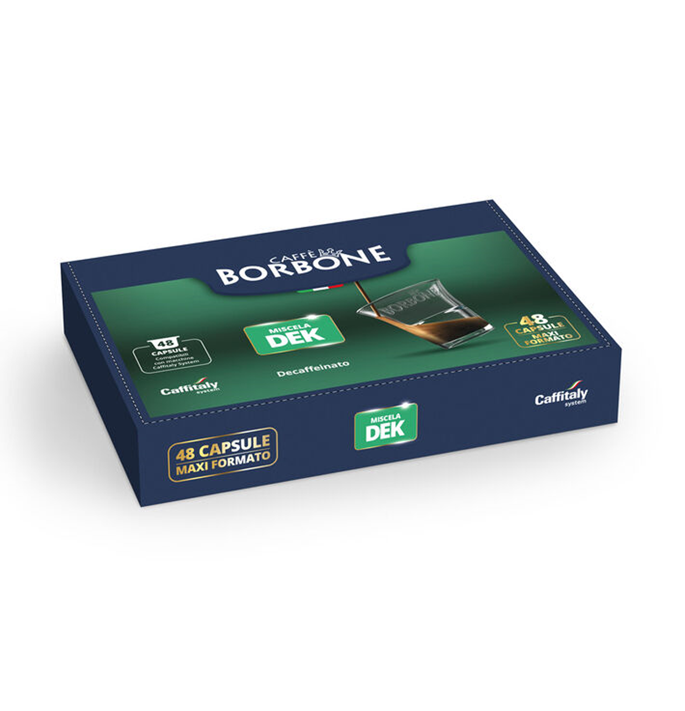 48 Capsule Caffitaly®* - Miscela DEK Caffè Borbone