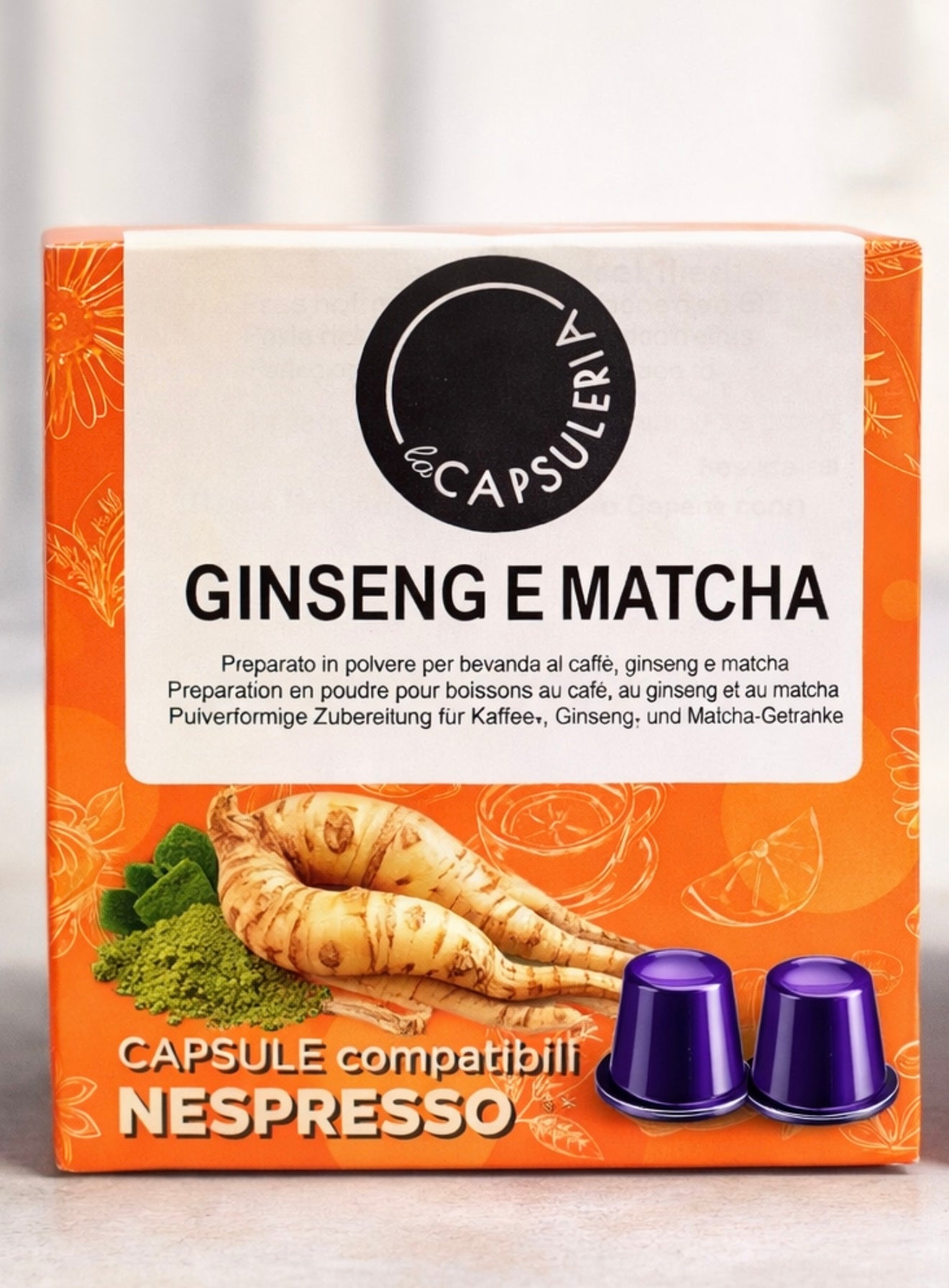 La Capsuleria compatibili Nespresso® Ginseng e Matcha 10pz