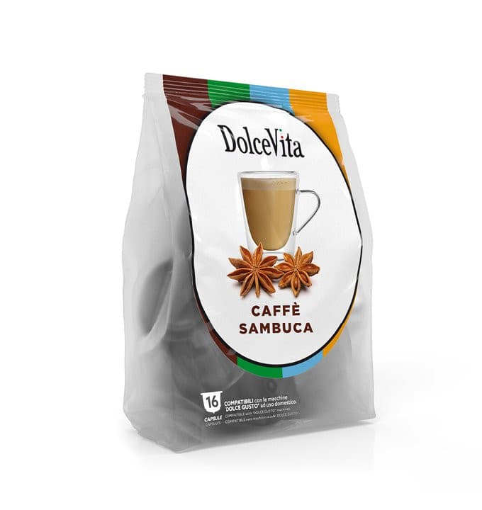 Scatola Dolce Vita Dolce Gusto®* CAFFE' ALLA SAMBUCA 64pz..