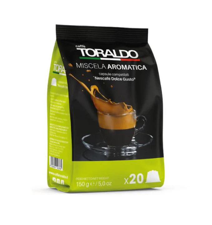 Toraldo Capsule Compatibili Nescafè Dolce Gusto* 100 Pz. - Miscela Aromatica