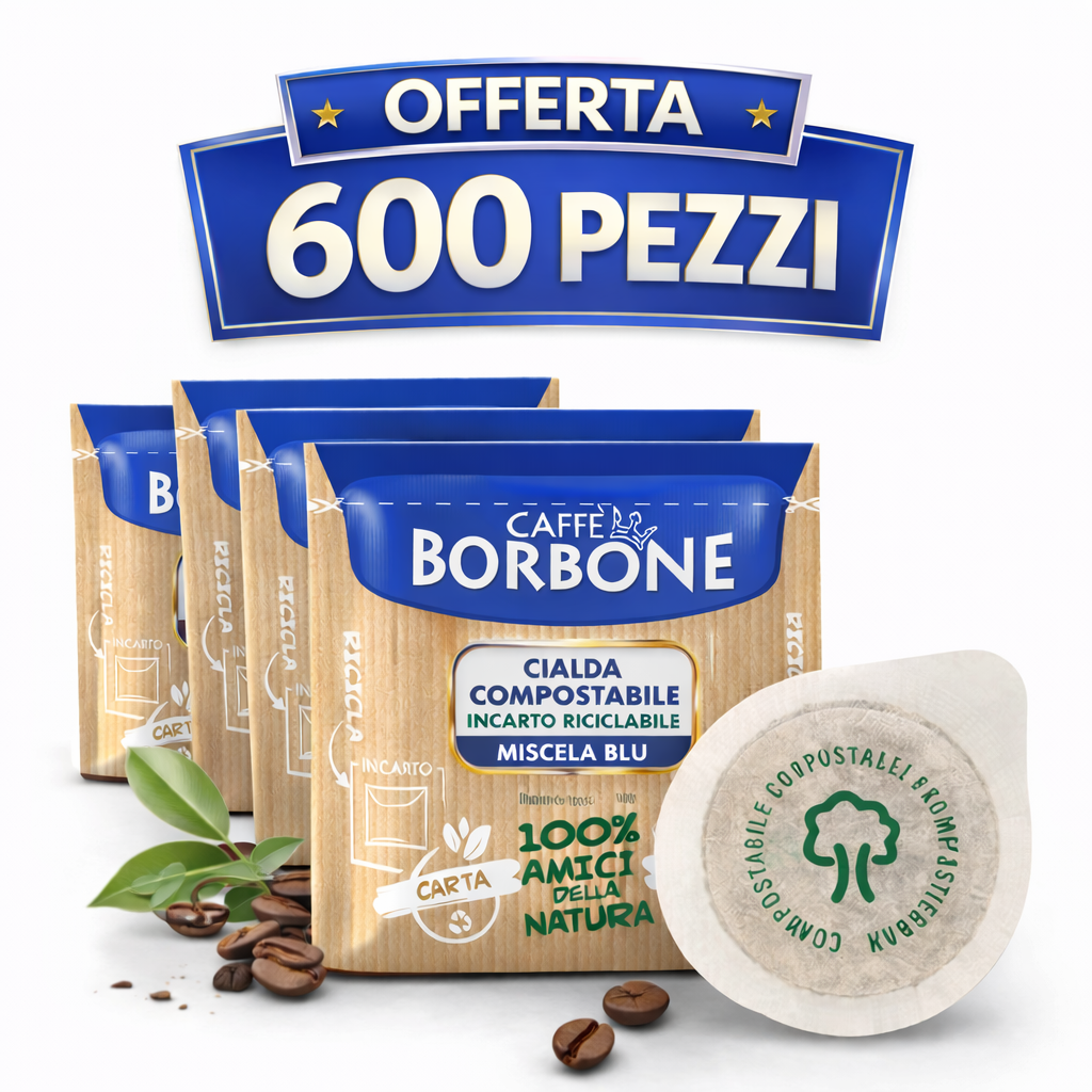 600 Cialde ESE Caffè Borbone miscela BLU