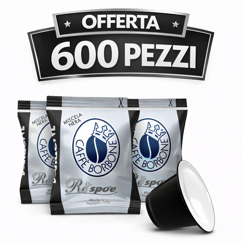 600 Capsule Caffè Borbone miscela Nera