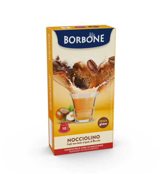 10 Capsule Borbone Per Bevanda Solubile NOCCIOLINO