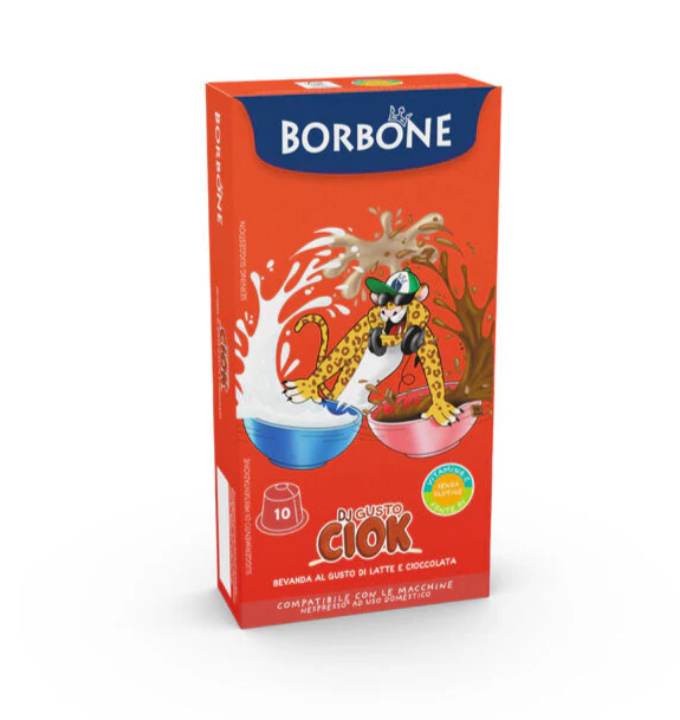 10 Capsule Borbone “DJ GUSTO CIOCK” - Latte e Cioccolato