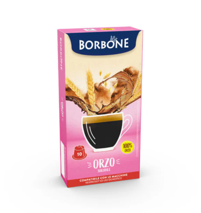 10 Capsule Borbone Per ORZO SOLUBILE