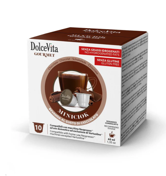 Scatola Dolce Vita compatibili Nespresso® MINICIOCK 10pz.