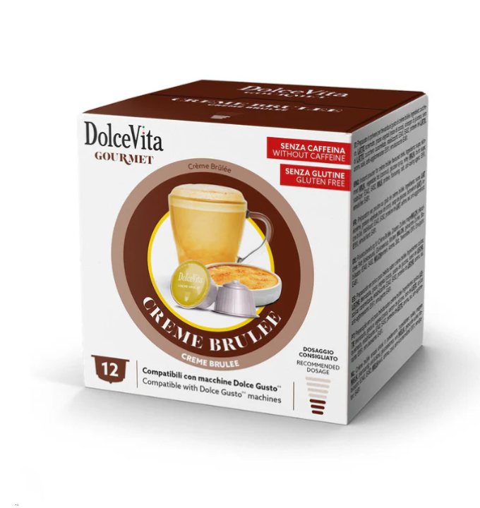 Scatola Dolce Vita compatibili Dolce Gusto ® CREME BRULEE 12pz.