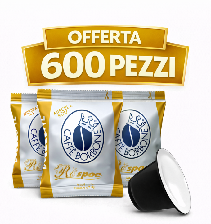 600 Capsule Caffè Borbone miscela Oro